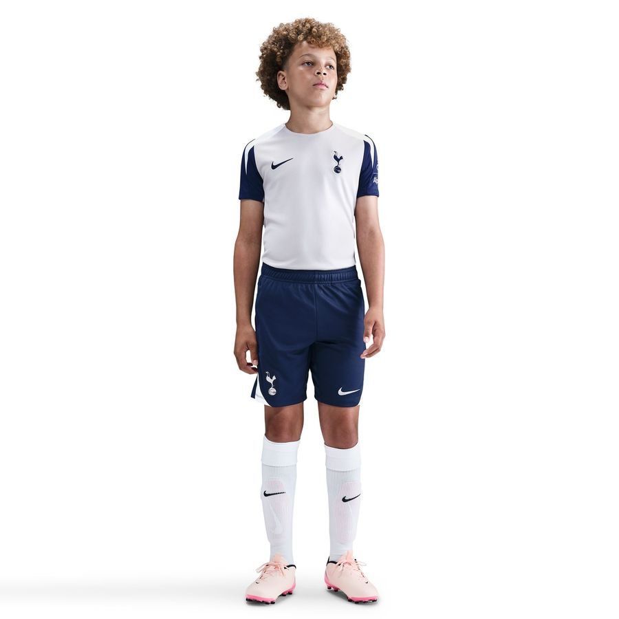 Tottenham Training Shorts Dri-FIT Strike - Binary Blue/White/Light Iron Ore Kids-SoccerKits Hub | Buy Soccer Jerseys Online